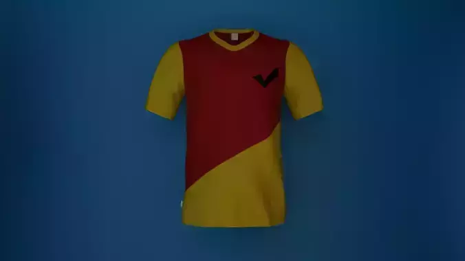 T SHIRT DESIGN Free low-poly 3D model