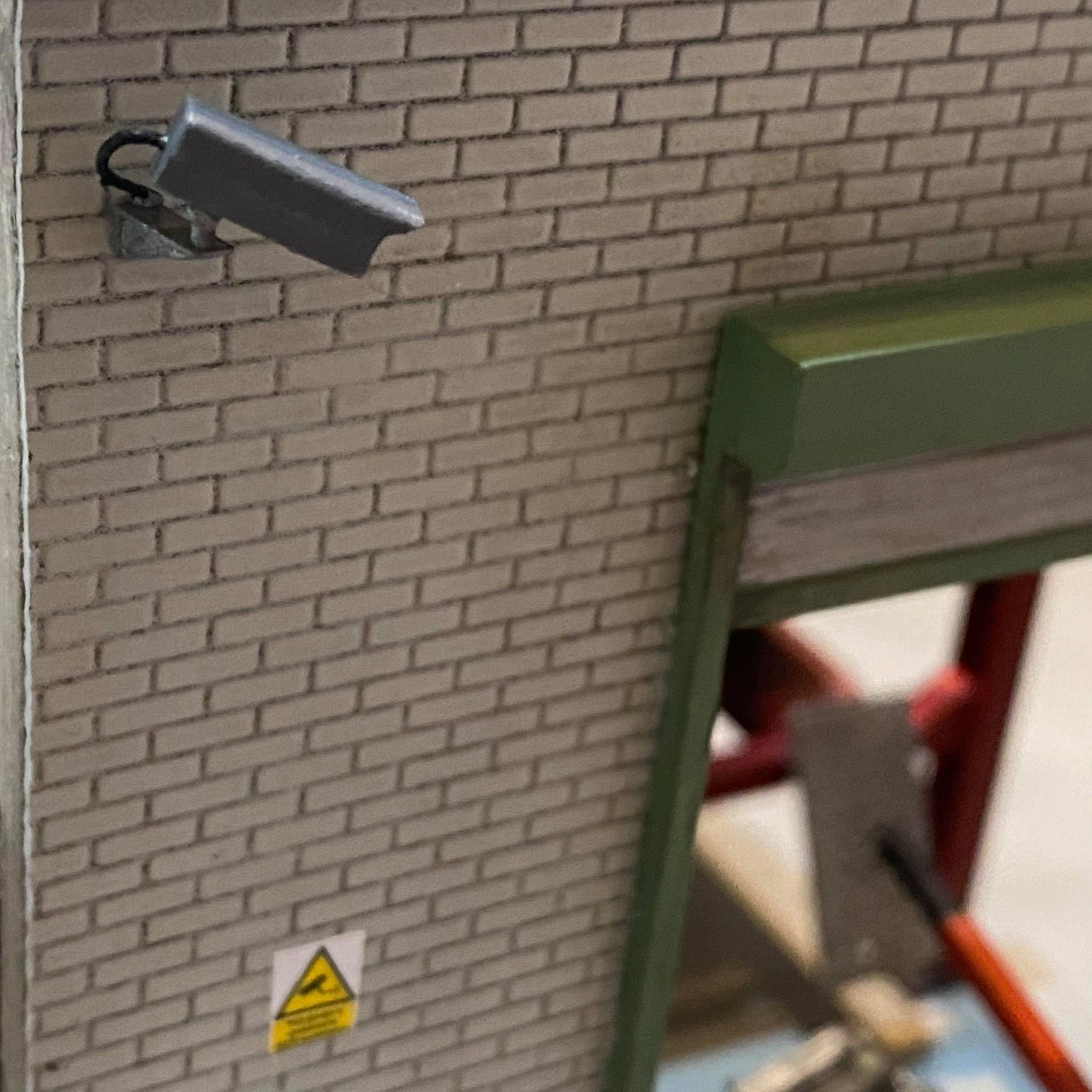 CCTV SECURITY CAMERA 7MM SCALE O GAUGE MODEL RAILWAY BUILDING 3D print model_1