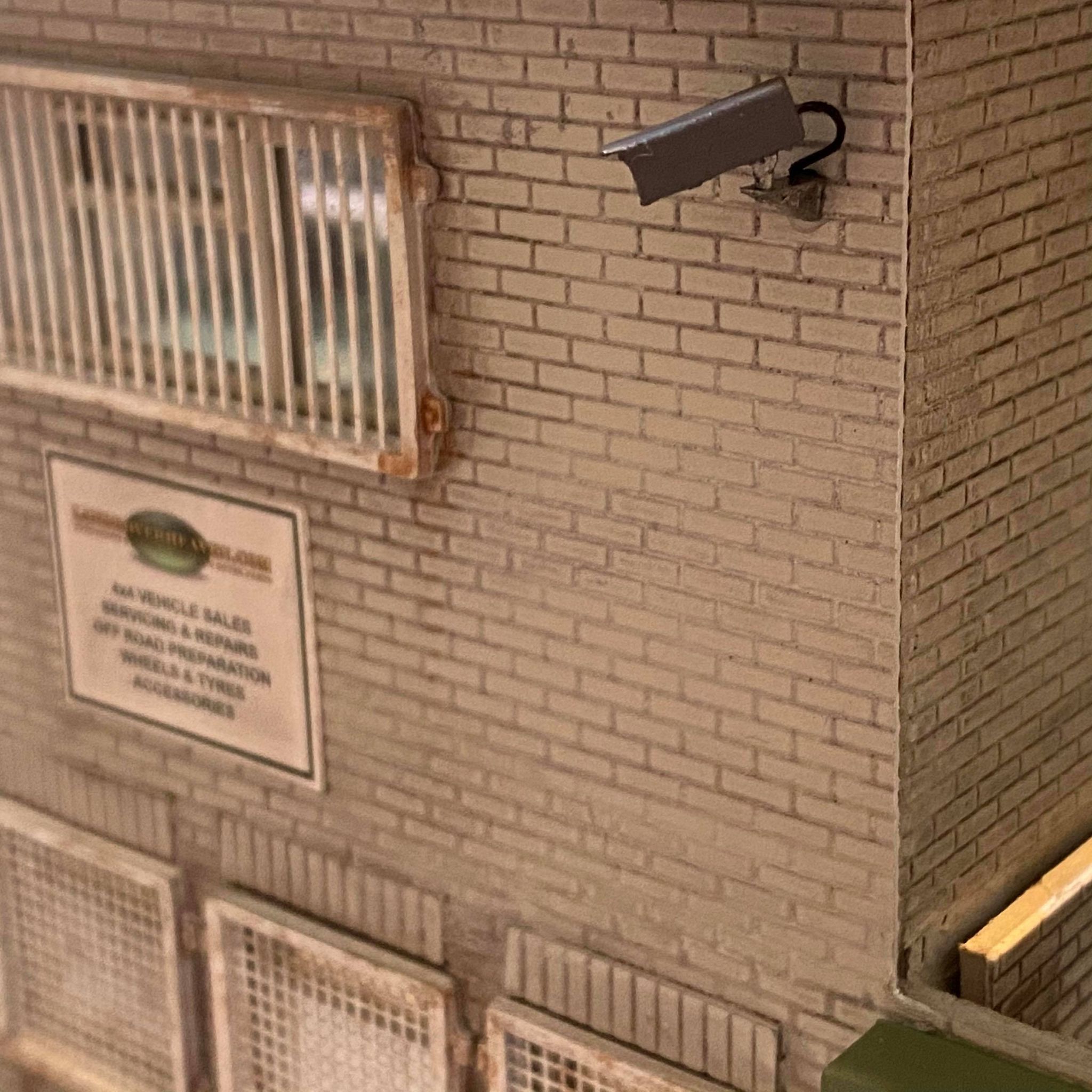 CCTV SECURITY CAMERA 7MM SCALE O GAUGE MODEL RAILWAY BUILDING 3D print model_2