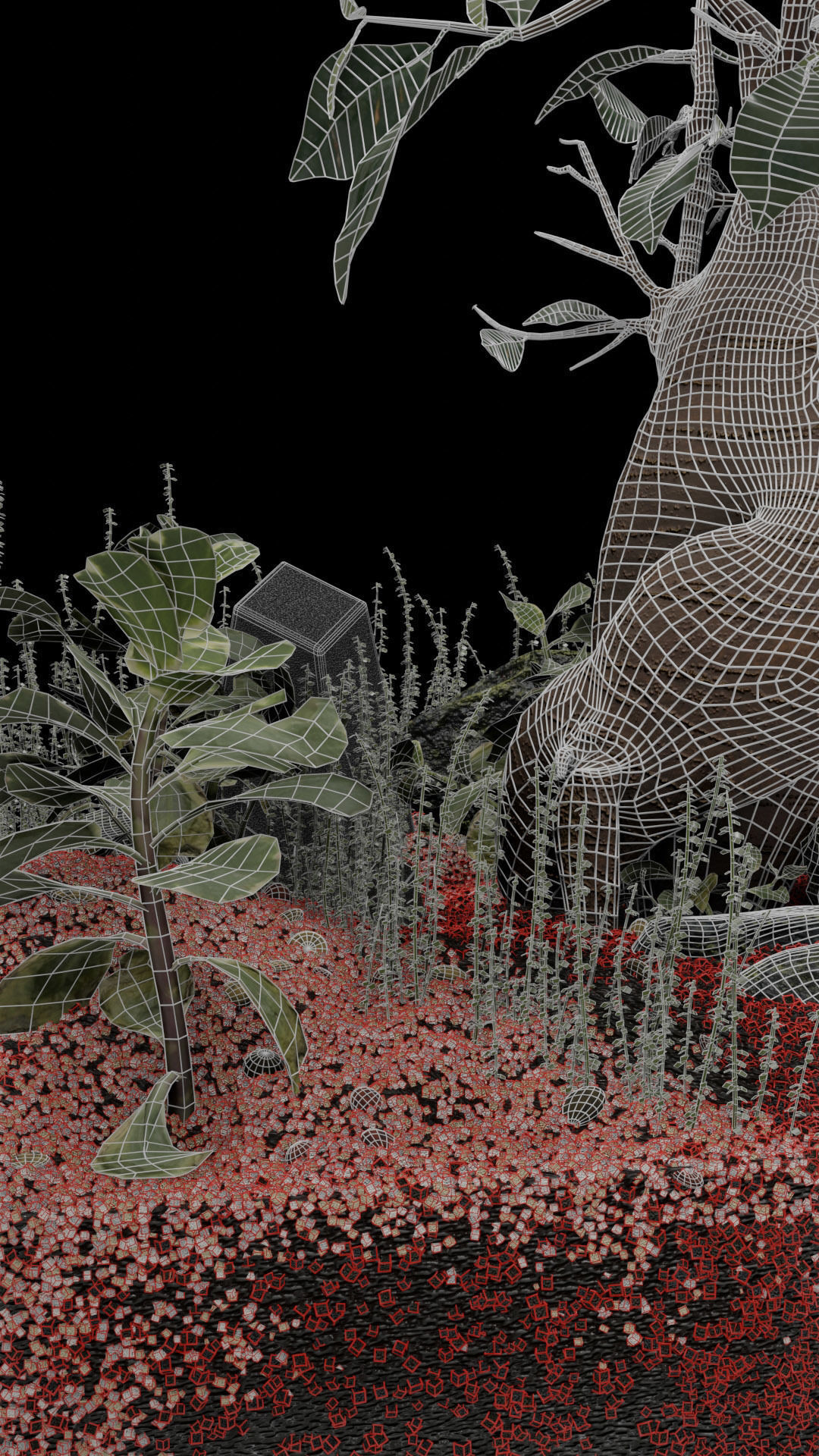 Bonsai terrarium 3D model_12