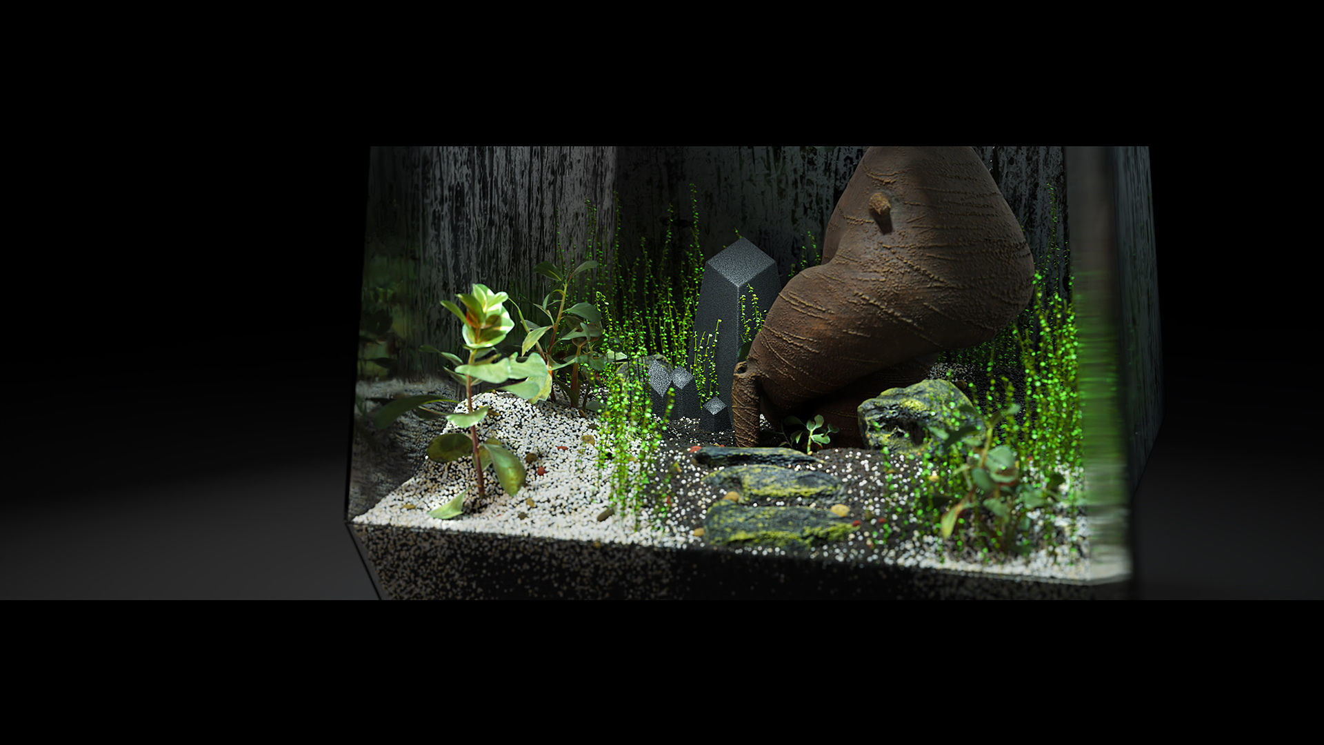 Bonsai terrarium 3D model_3