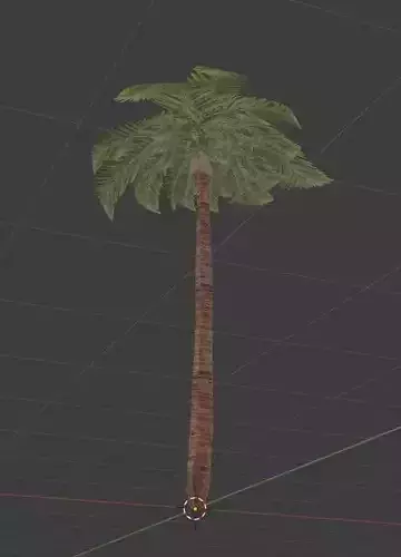 Low Poly Palm Tree Low-poly 3D model