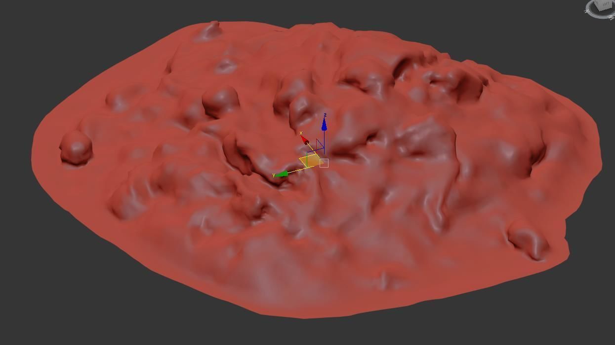 Ultra realistic a Pile of snow 3D model_5