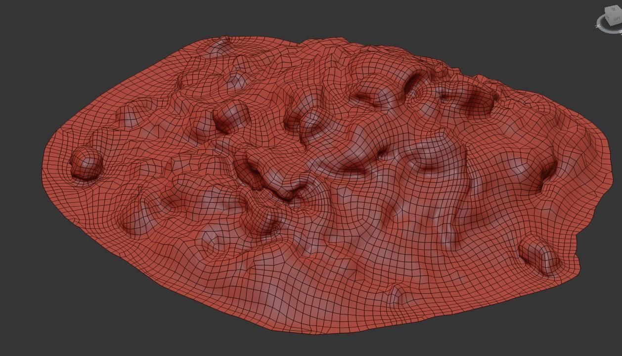 Ultra realistic a Pile of snow 3D model_6