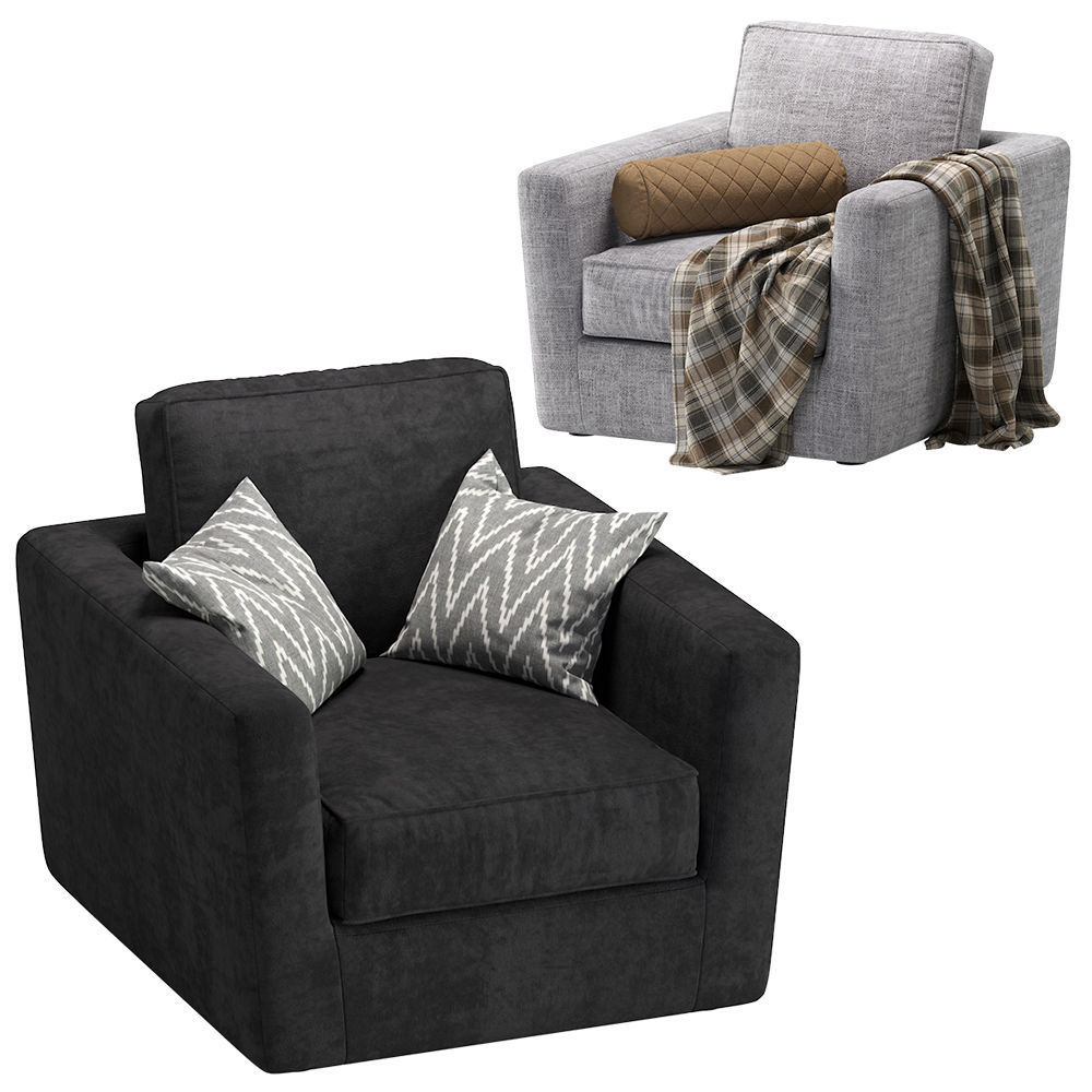 Armchairs WINSTON by Jan te Linteloo 3D model_3