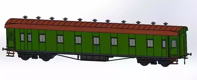 old passenger railroad car