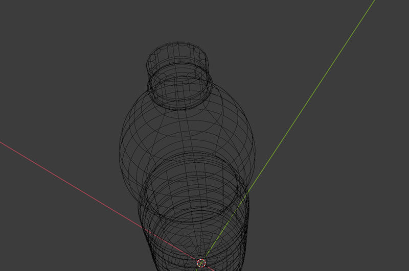 Plastic water bottle 750ml Low-poly 3D model_21