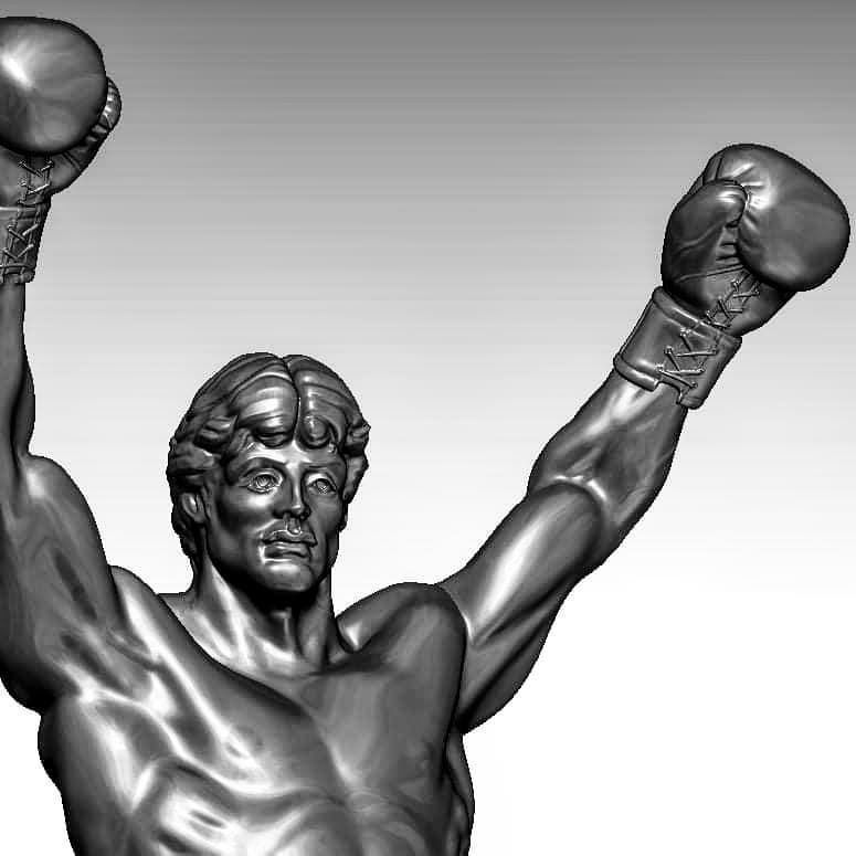 Rocky Balboa  3D print model_1