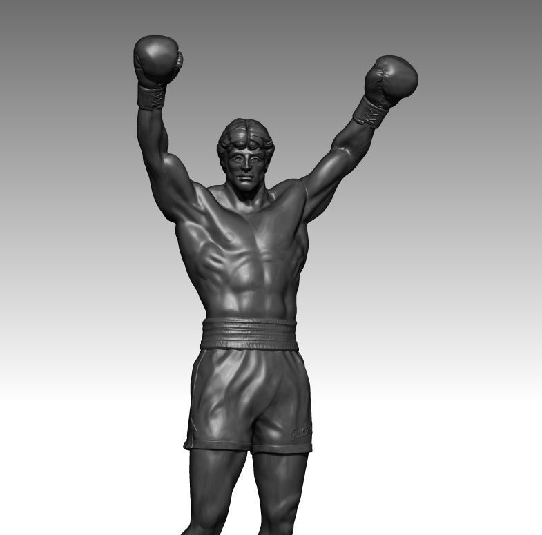 Rocky Balboa  3D print model_7