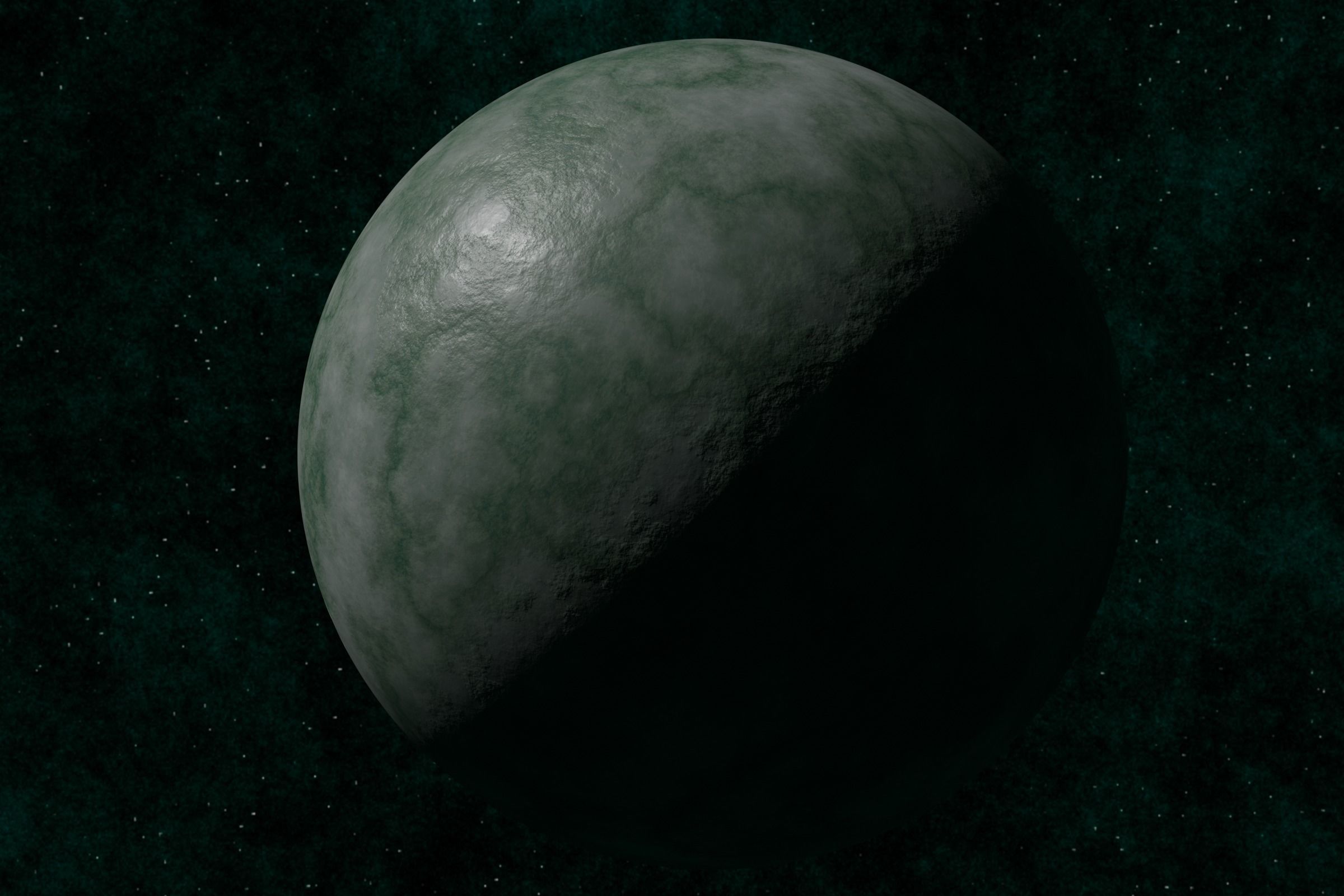 Ice planet 001-alfa Low-poly 3D model_6