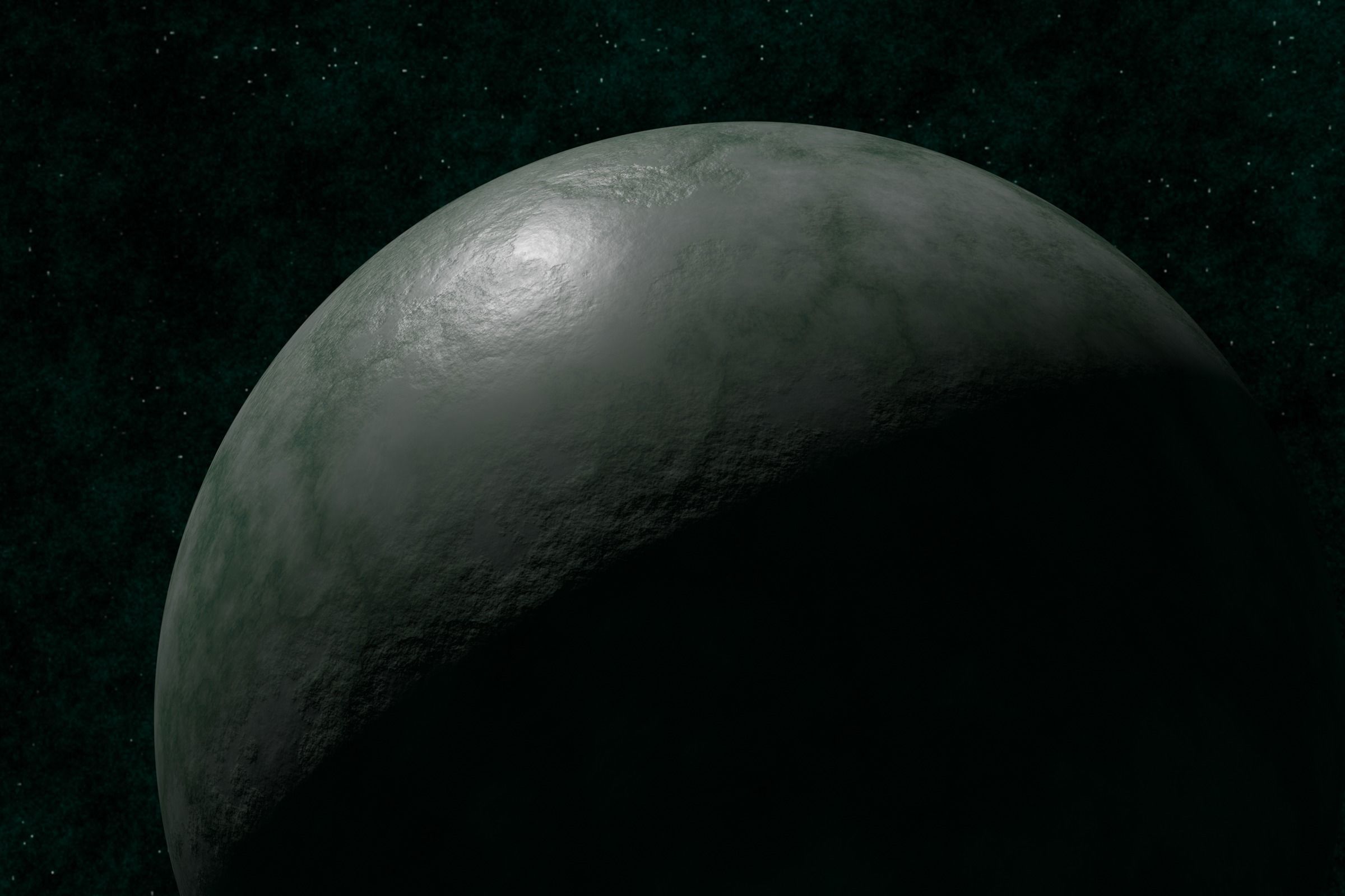 Ice planet 001-alfa Low-poly 3D model_7