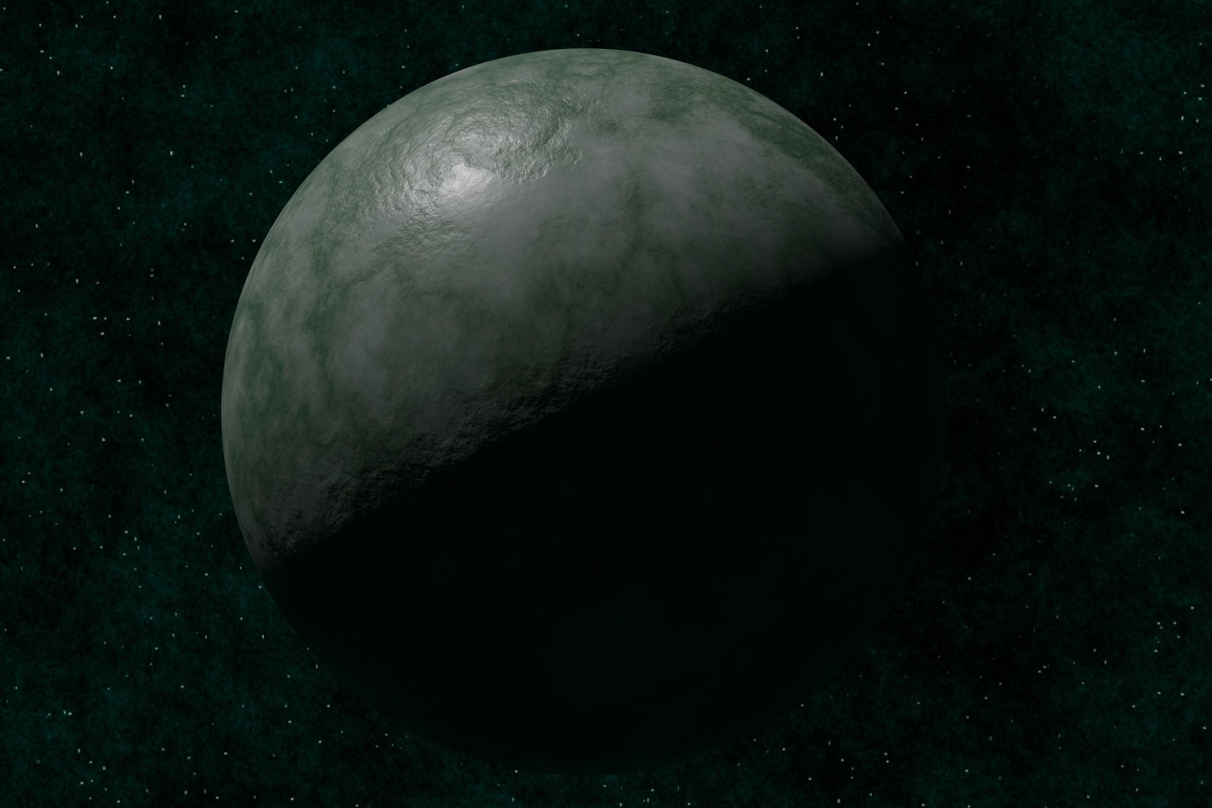 Ice planet 001-alfa Low-poly 3D model_9