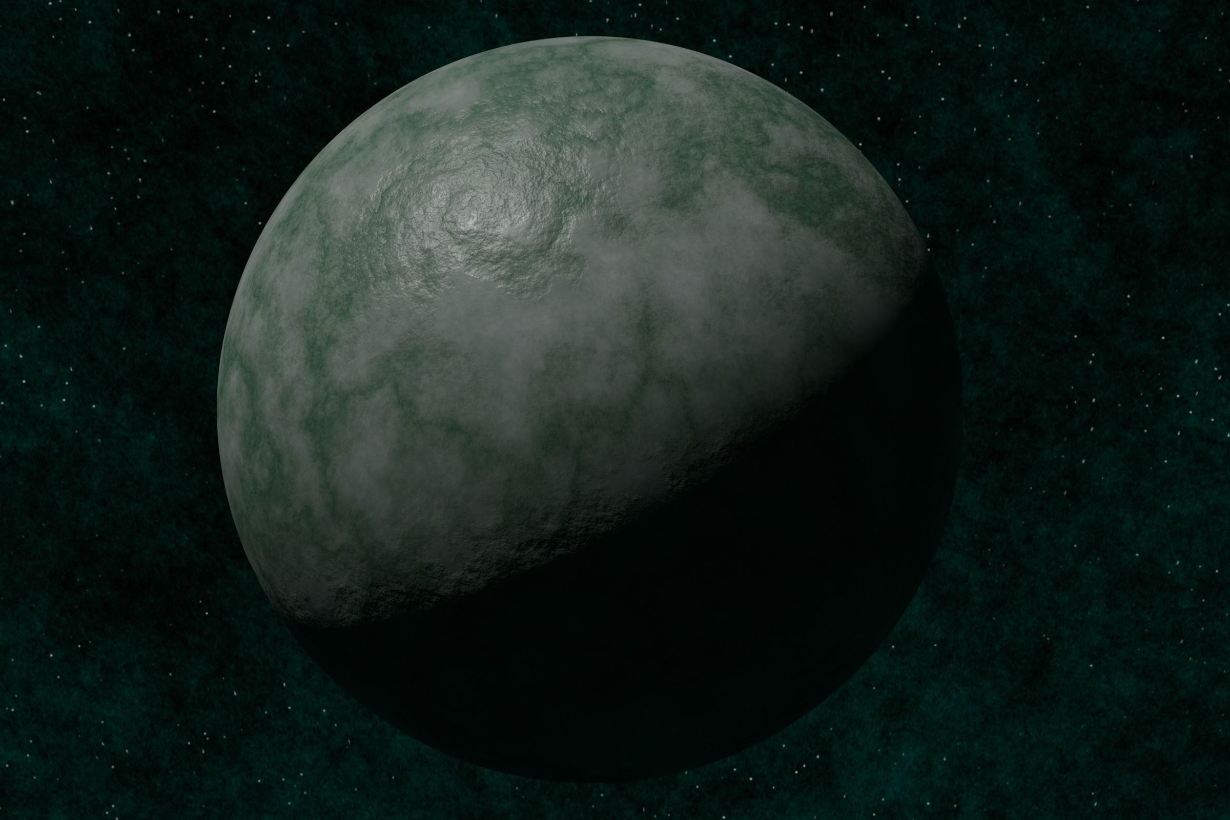 Ice planet 001-alfa Low-poly 3D model_8