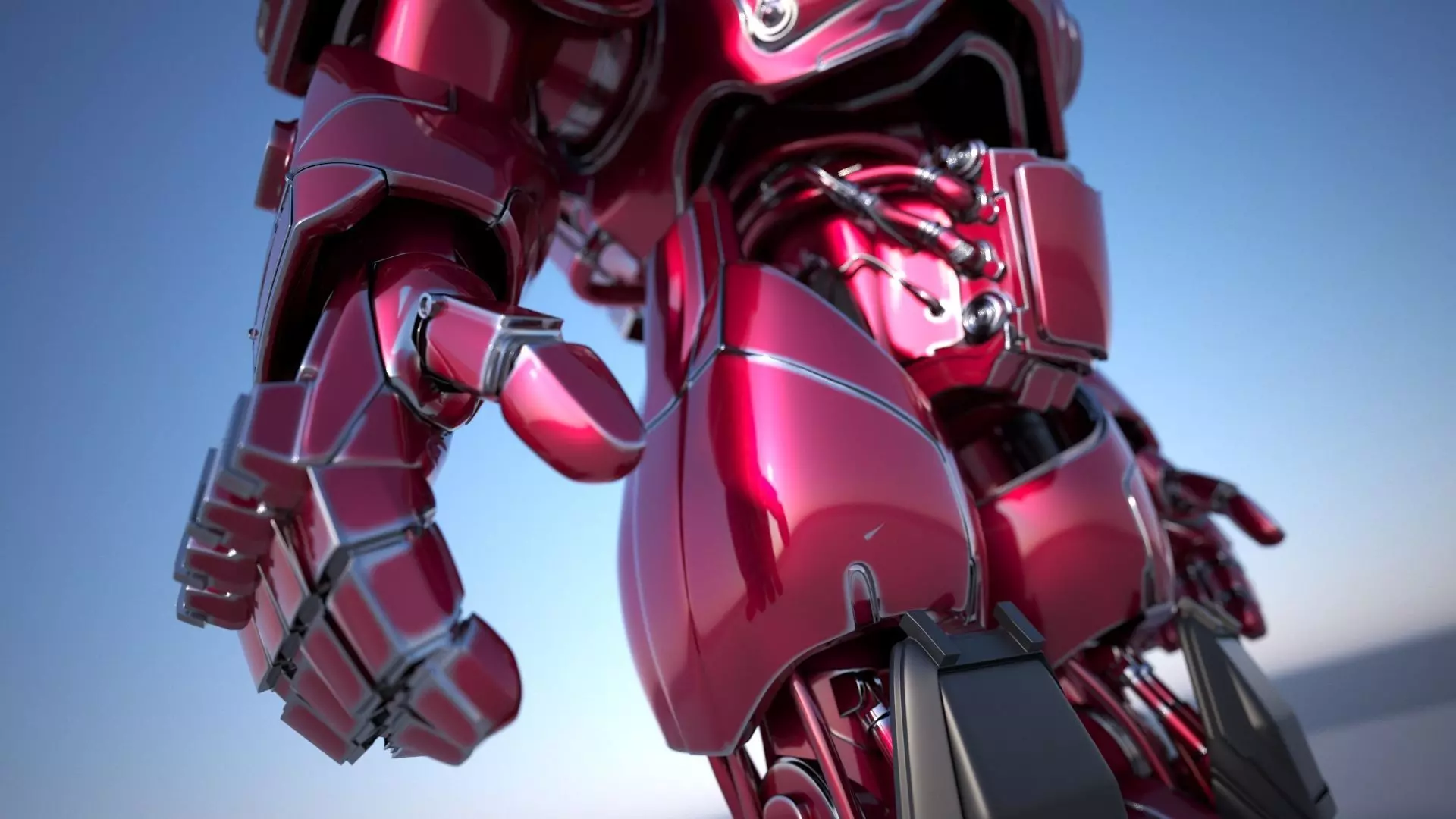 sci cool robot 3D model