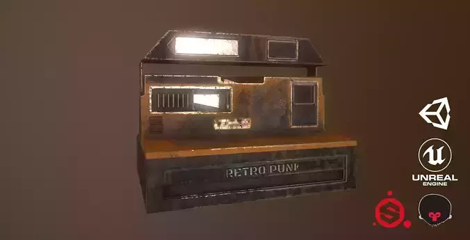 Cyberpunk Retro Camera