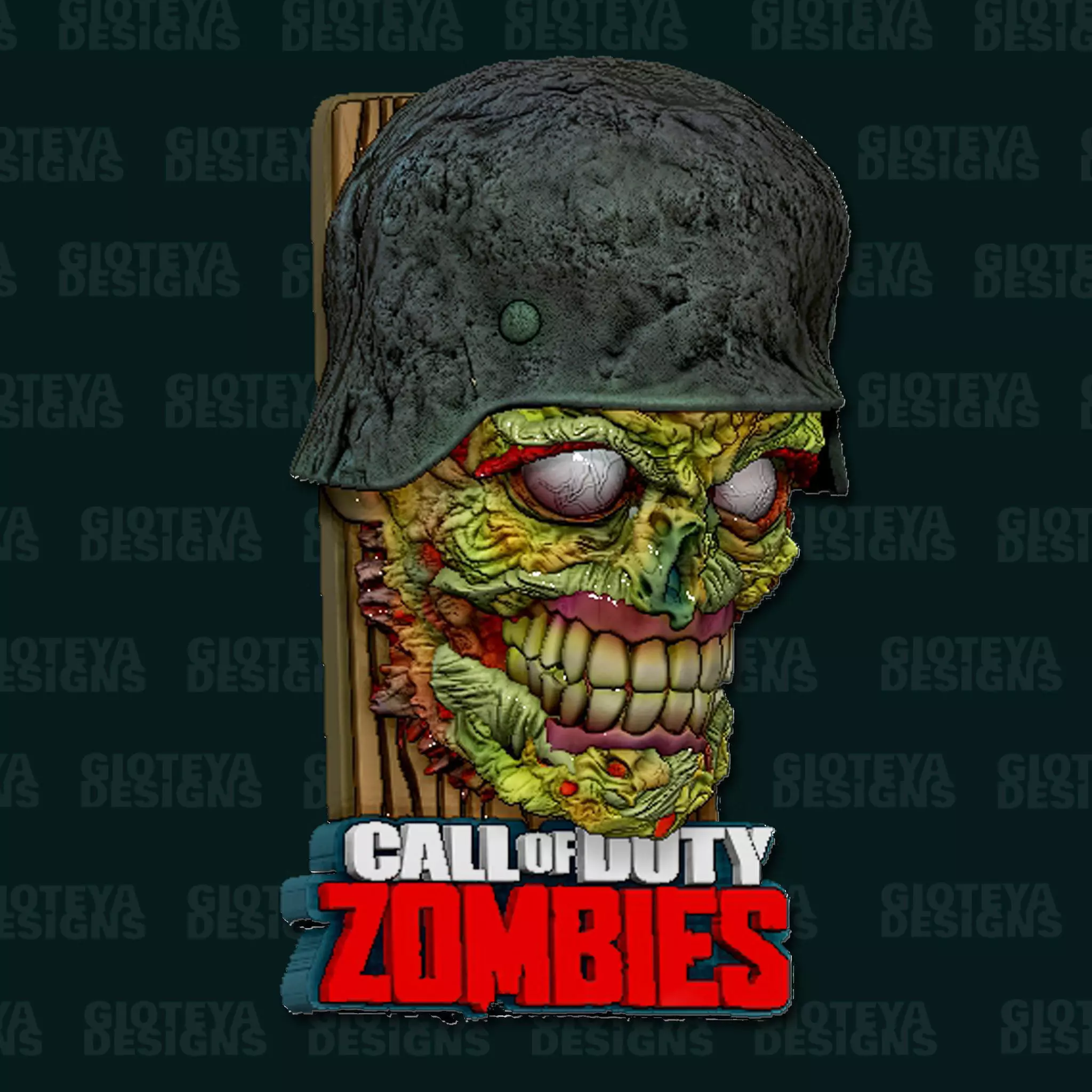 Call of Duty Zombies Magnet V1 3D model_0