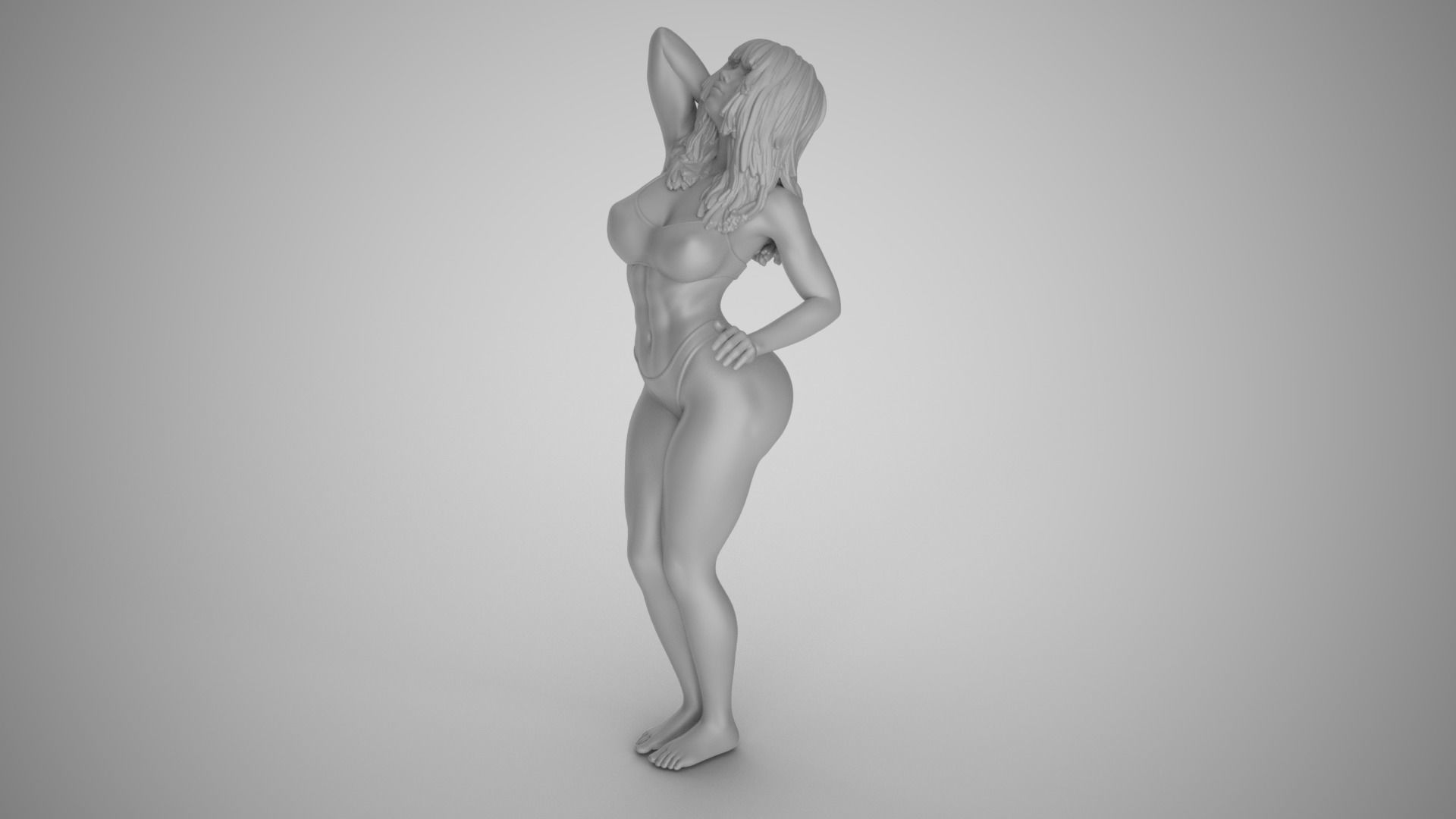 Distinctive Beauty 3D print model_1