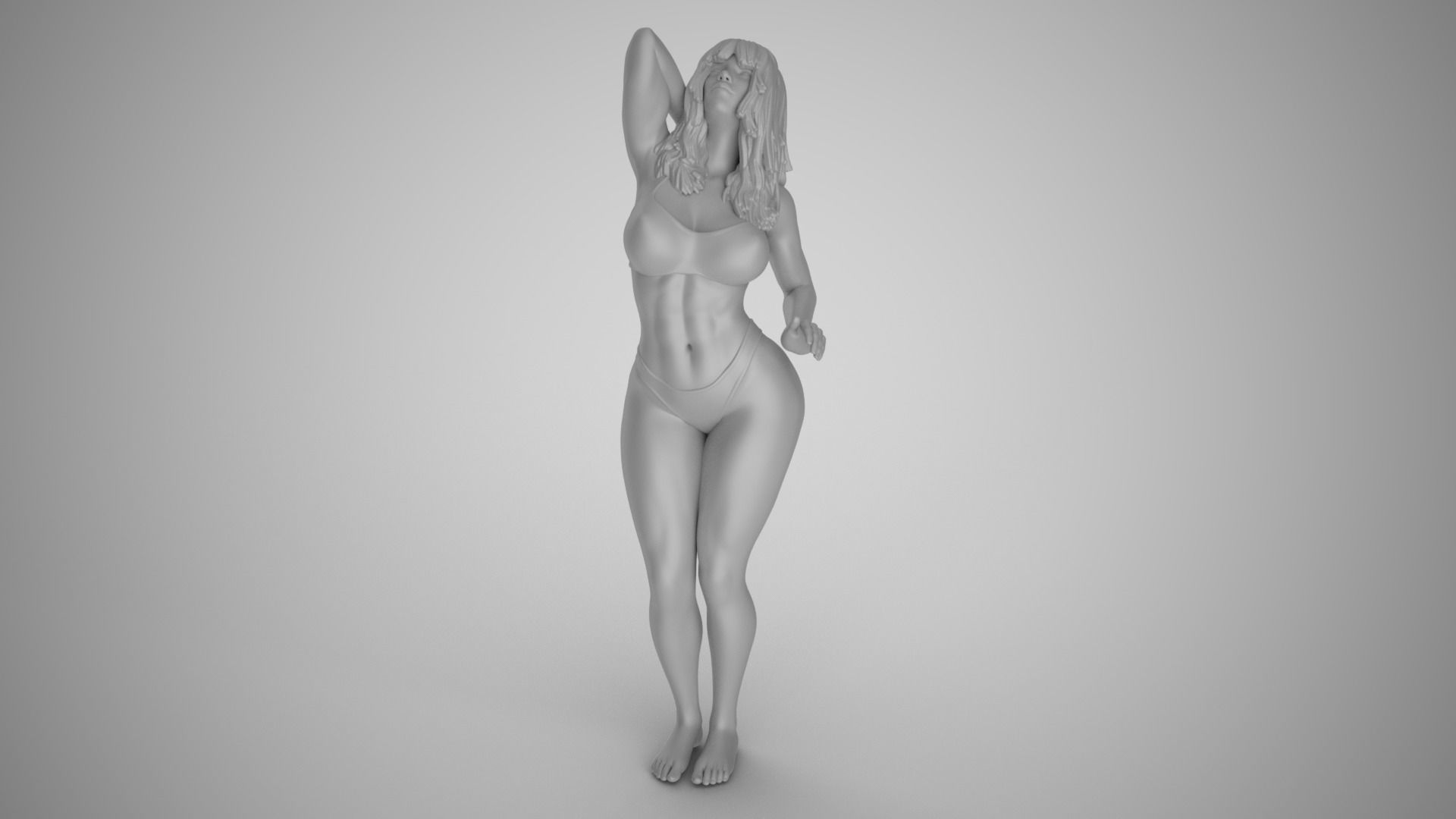 Distinctive Beauty 3D print model_2