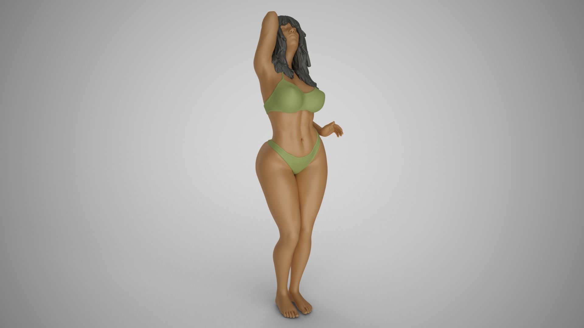 Distinctive Beauty 3D print model_4
