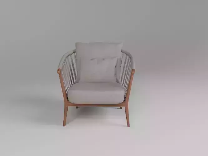 Armchair with Straps