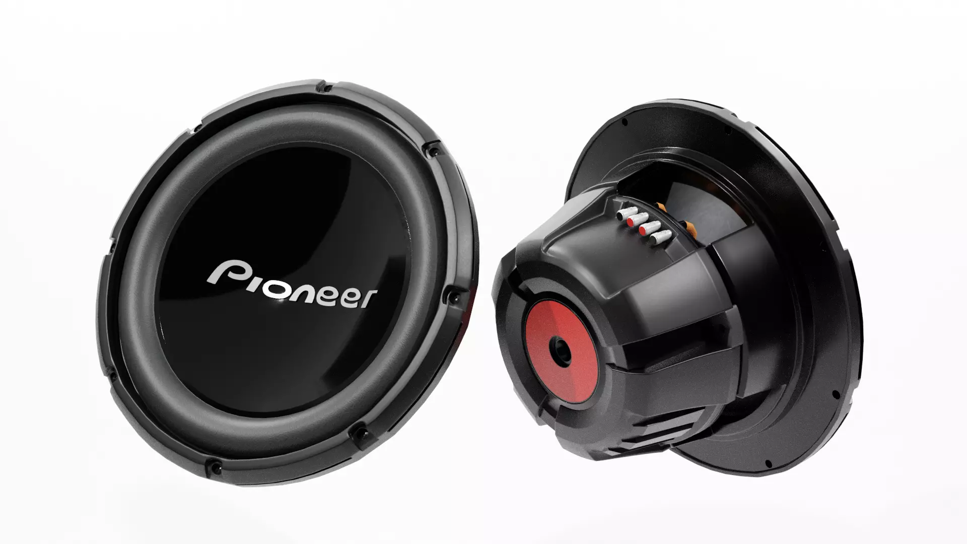 Woofer Pionner Speaker 02 - blender 3d 3D model_0