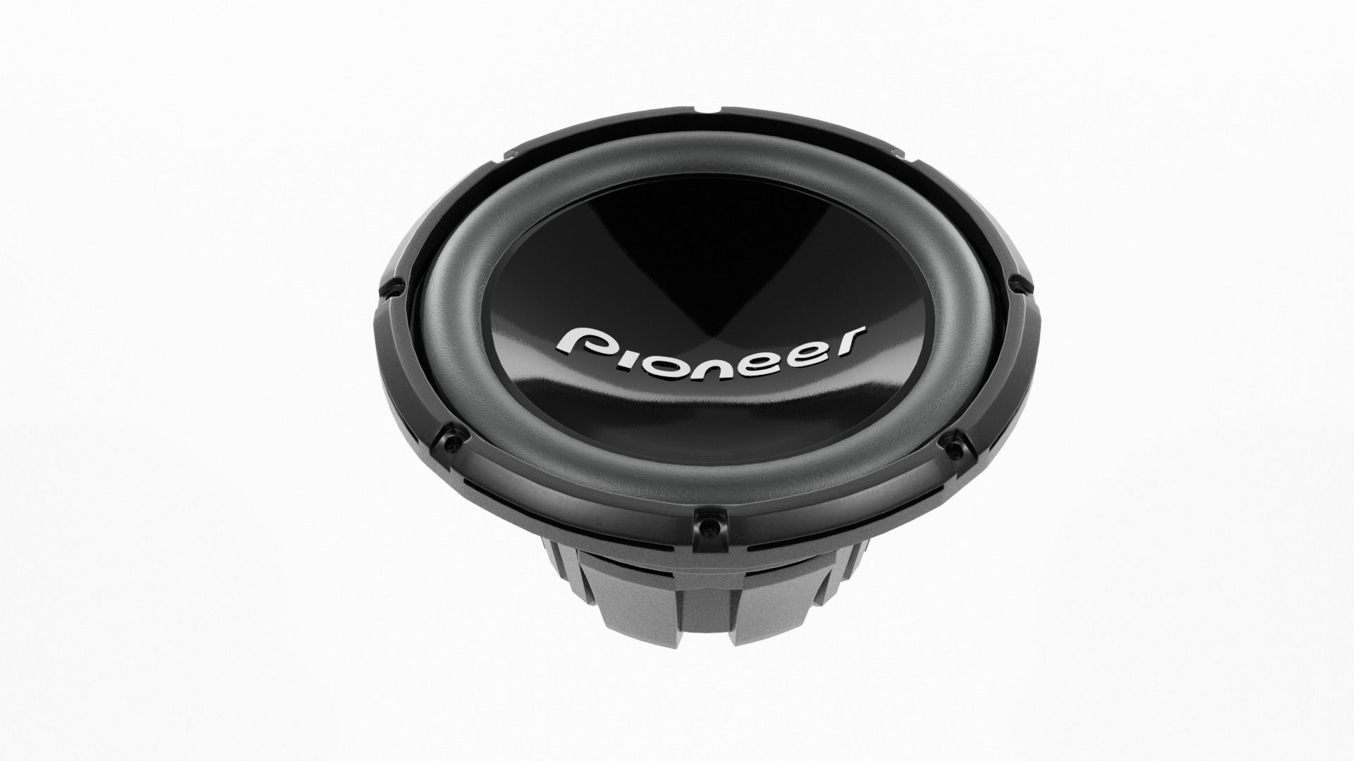 Woofer Pionner Speaker 02 - blender 3d 3D model_3