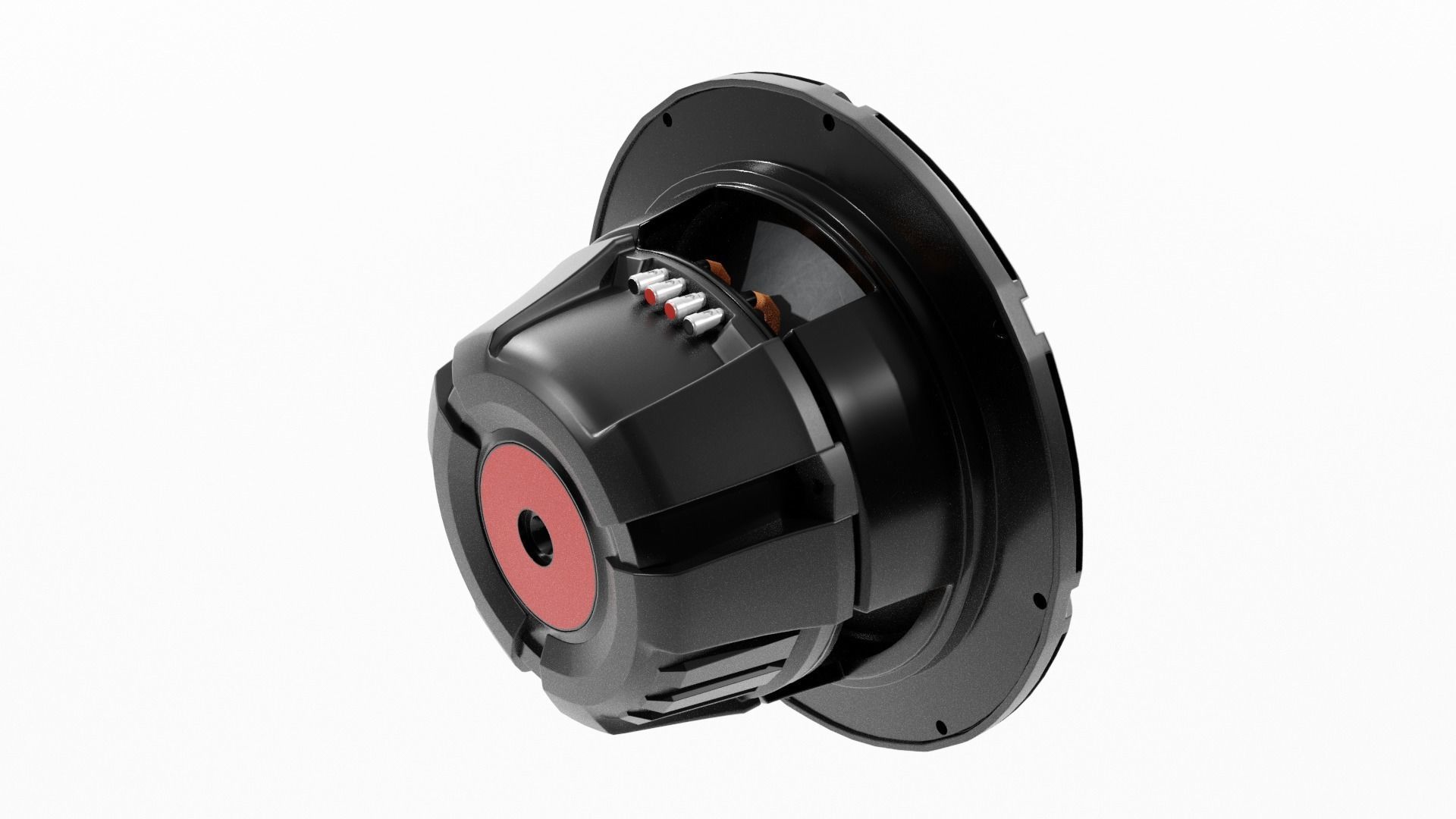 Woofer Pionner Speaker 02 - blender 3d 3D model_6