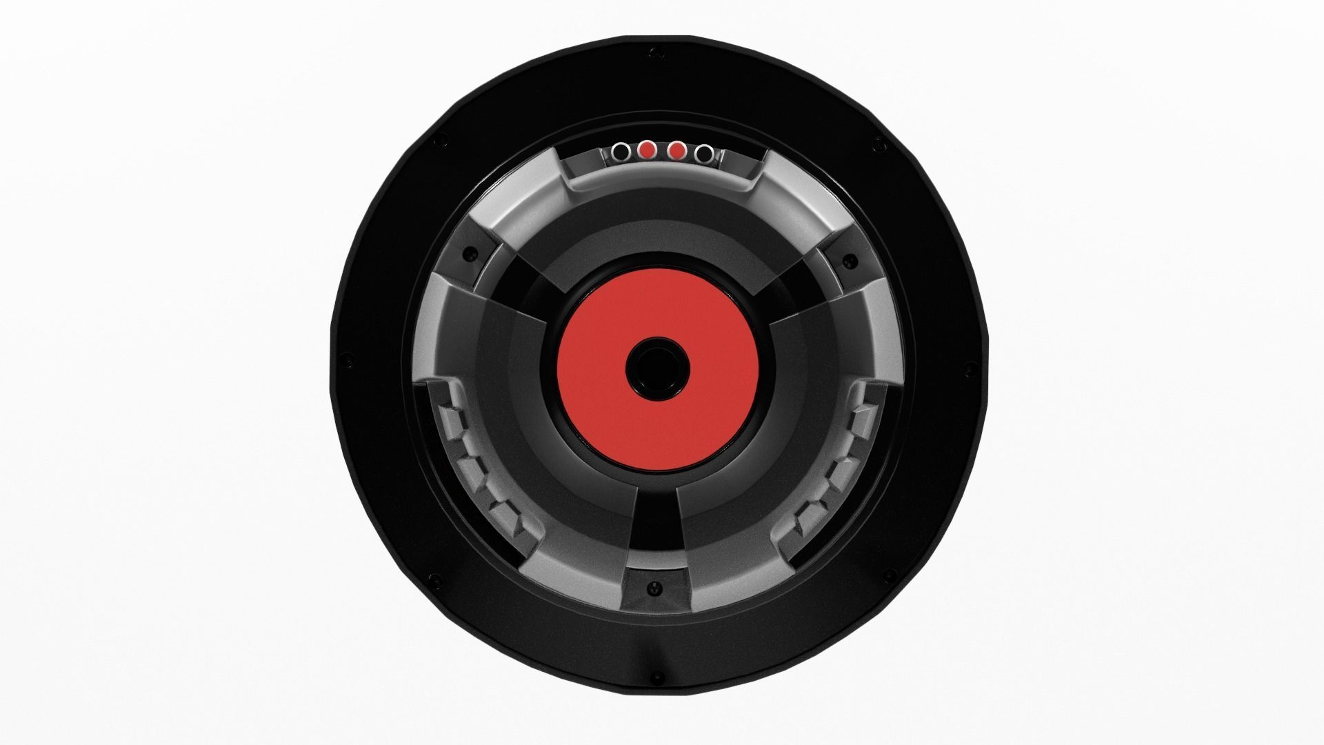 Woofer Pionner Speaker 02 - blender 3d 3D model_9