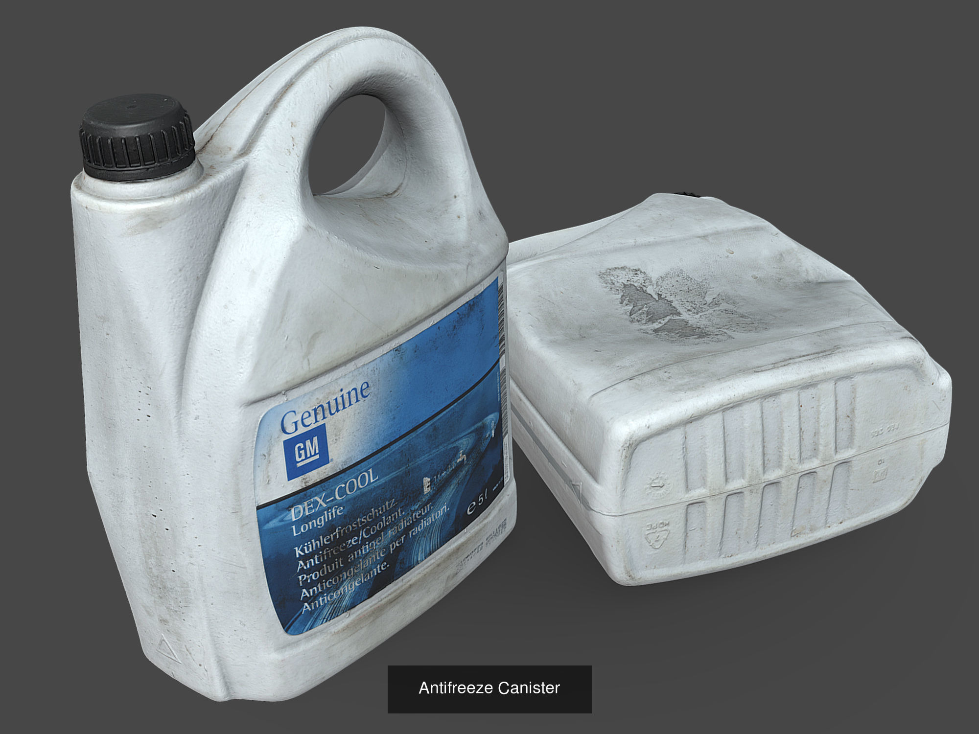 Garage Bottles and Canisters Pack 3D Model Collection_17