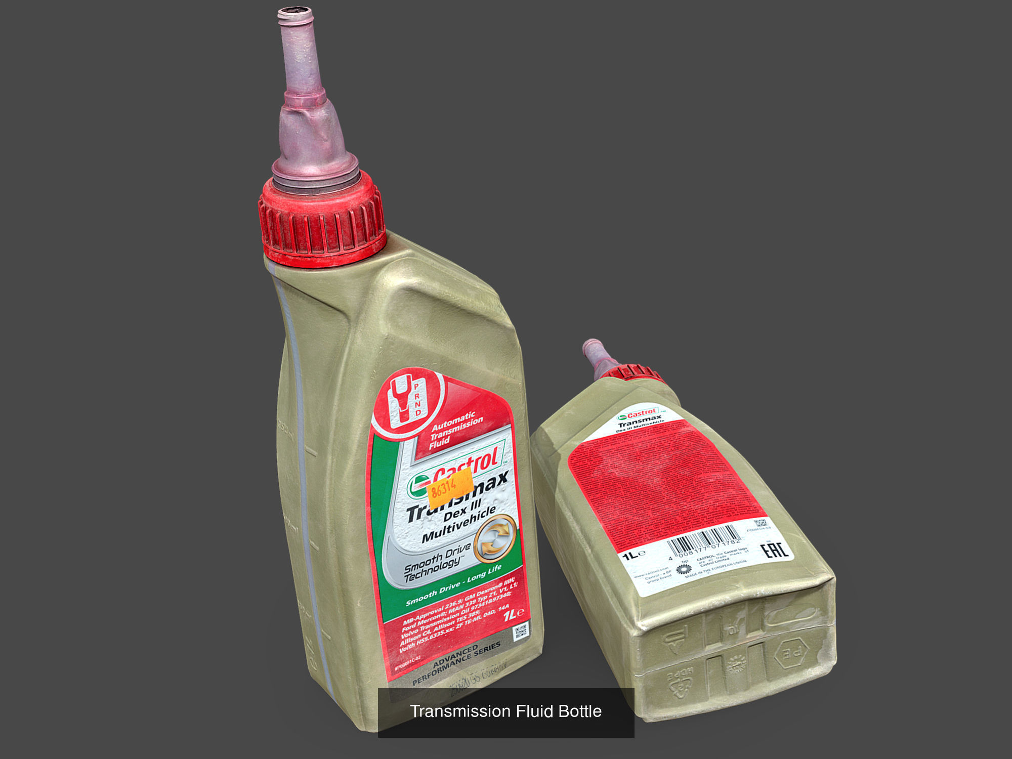 Garage Bottles and Canisters Pack 3D Model Collection_9