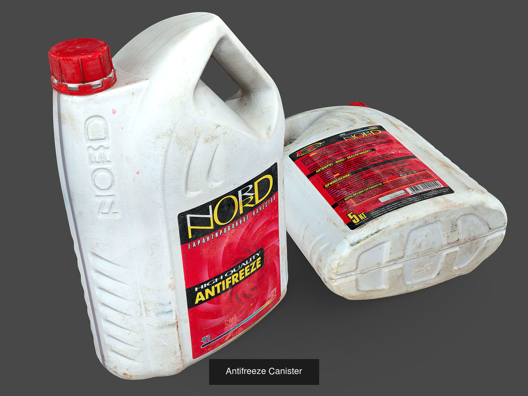 Garage Bottles and Canisters Pack 3D Model Collection_13