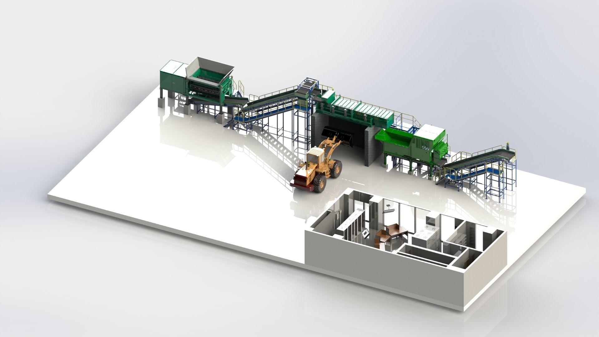 Fuel Handling System Plant 3D model_3