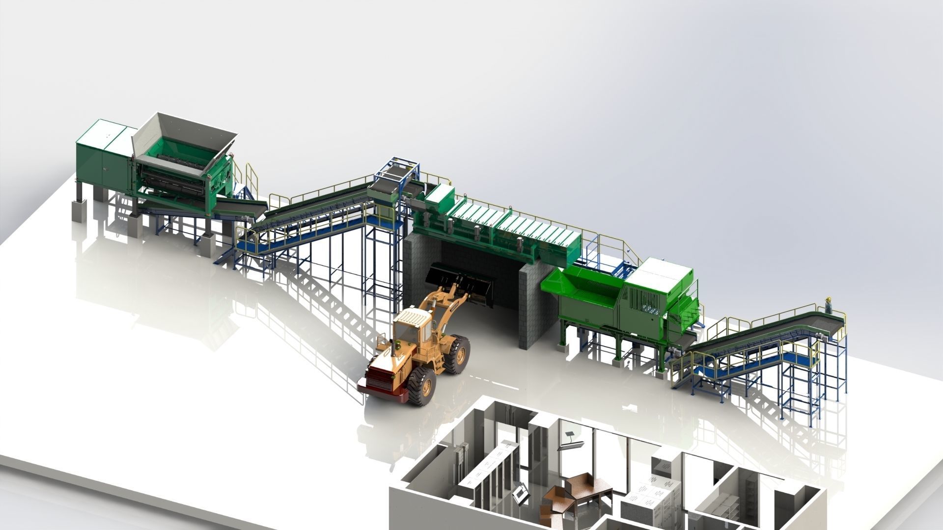Fuel Handling System Plant 3D model_4