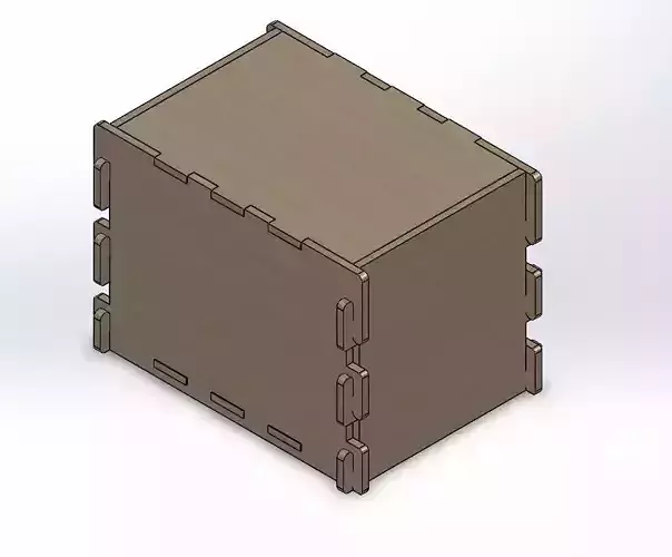 Box for finishing samples
