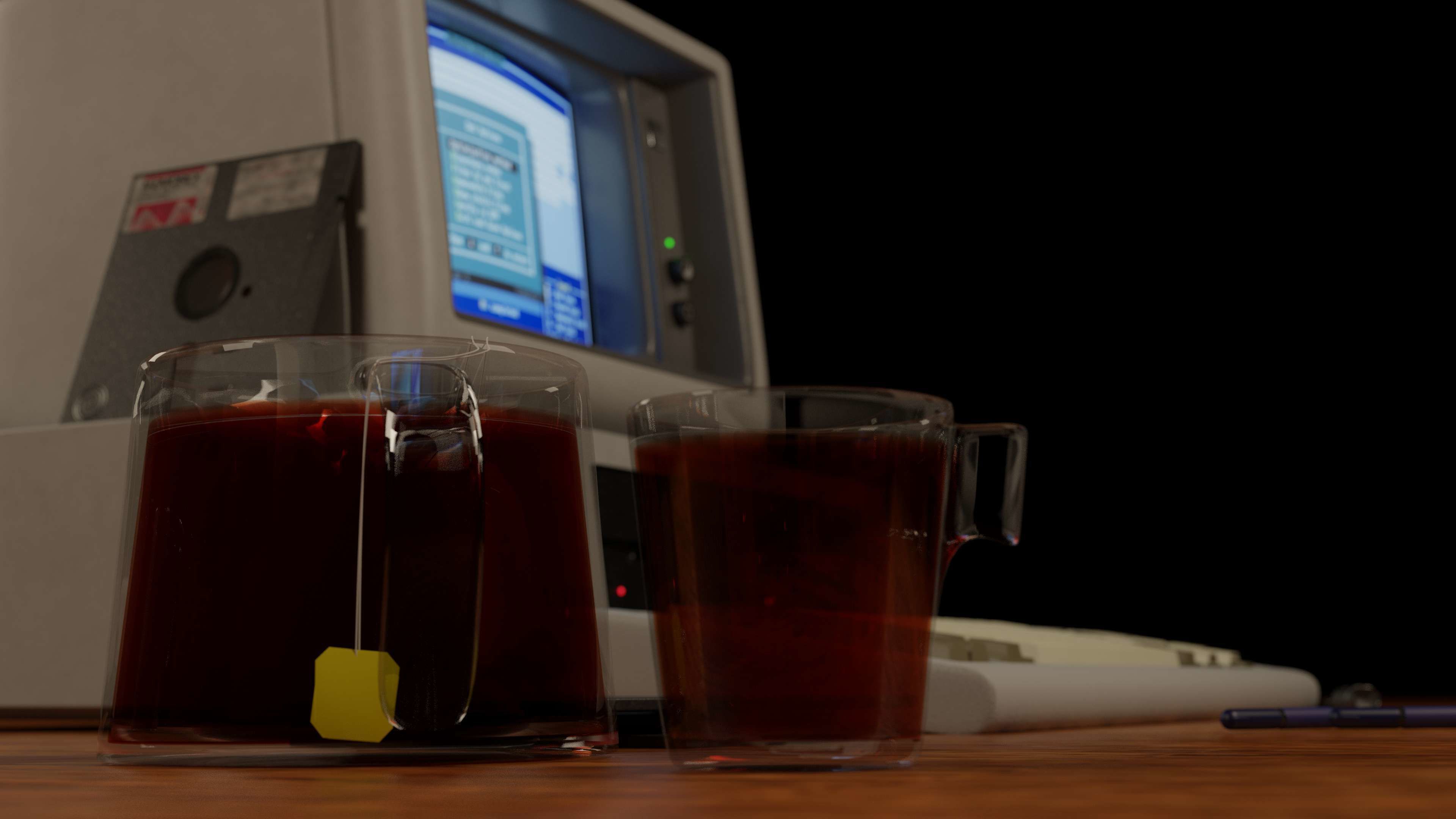 IBM 5150 Vintage Personal Computer 3D model_5