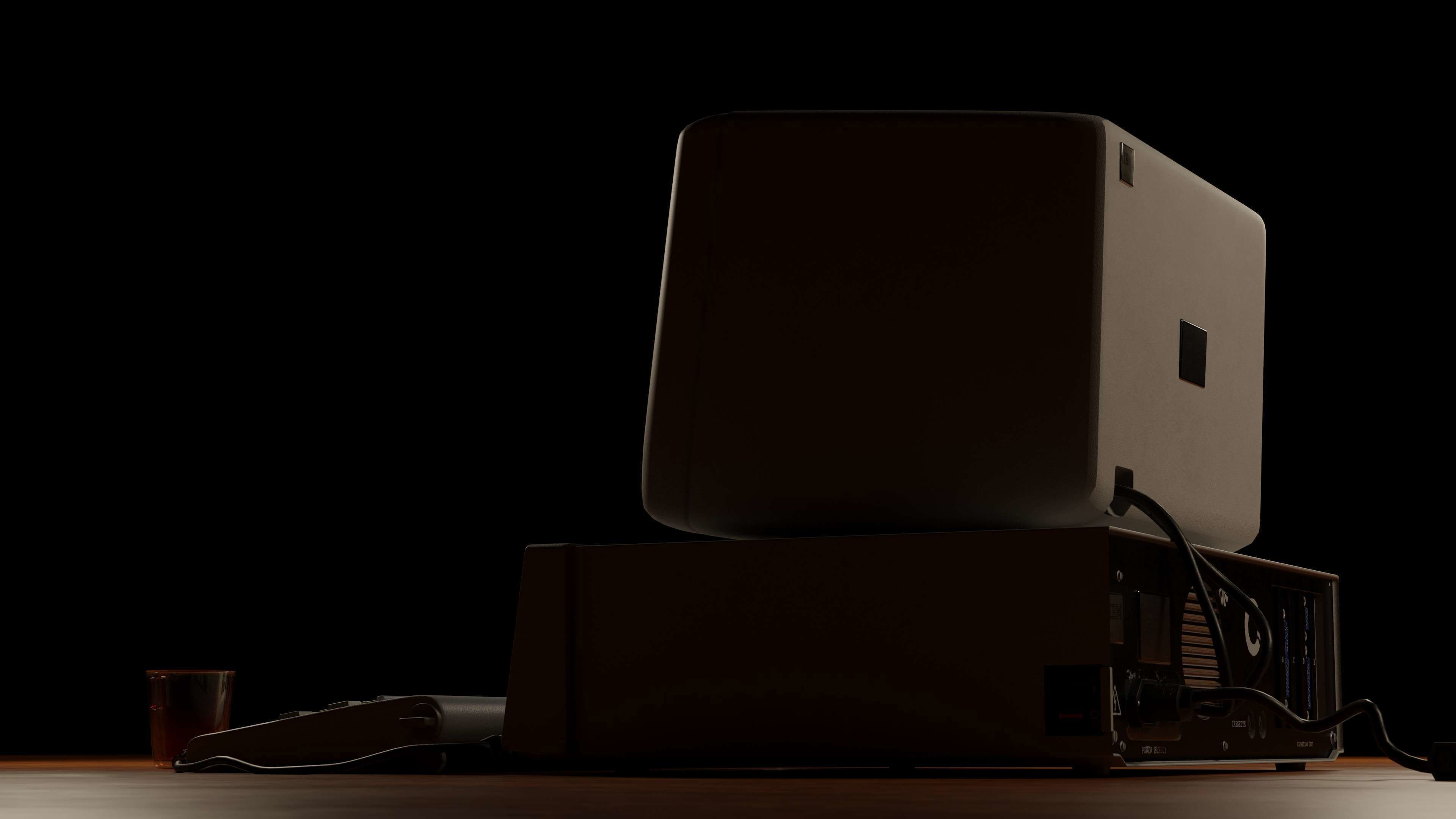 IBM 5150 Vintage Personal Computer 3D model_4