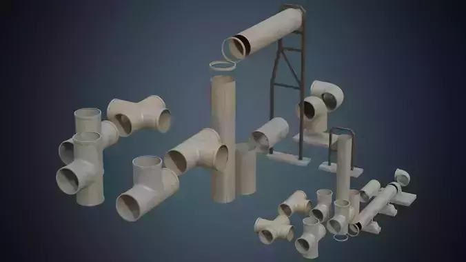 Industrial Pipes 4B