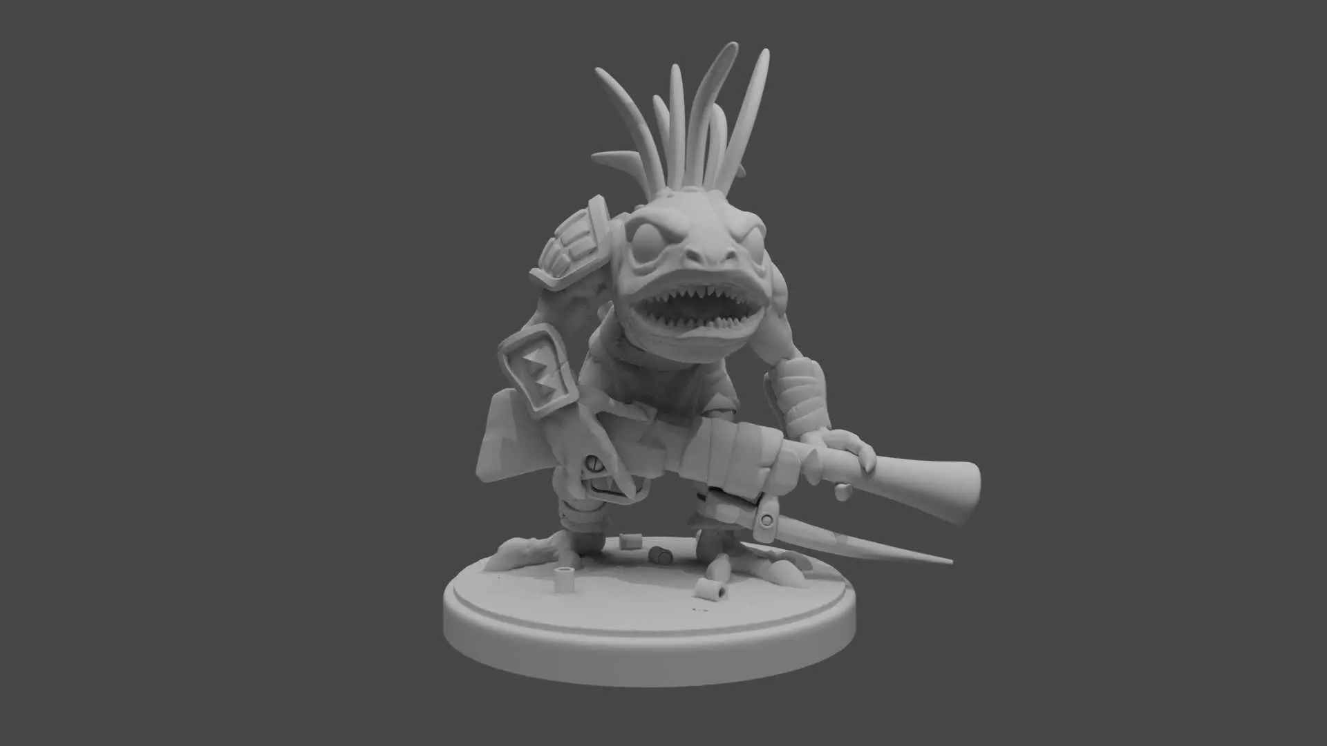 Murloc Hunter 3D print model_0
