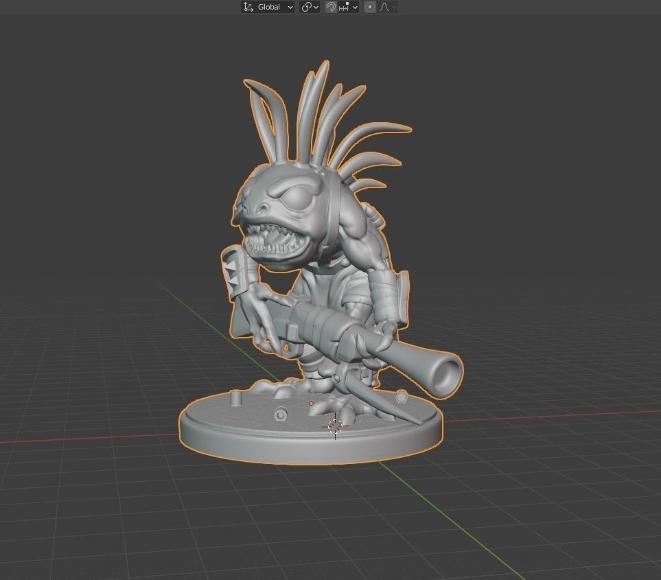 Murloc Hunter 3D print model_6