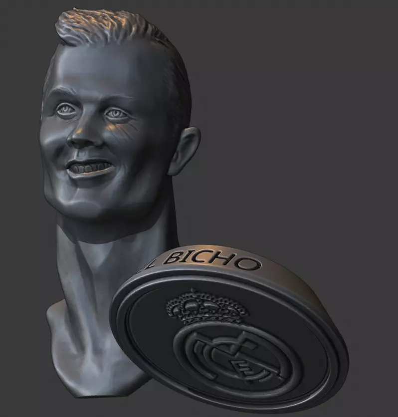 Cristiano Ronaldo Statue 3D print model