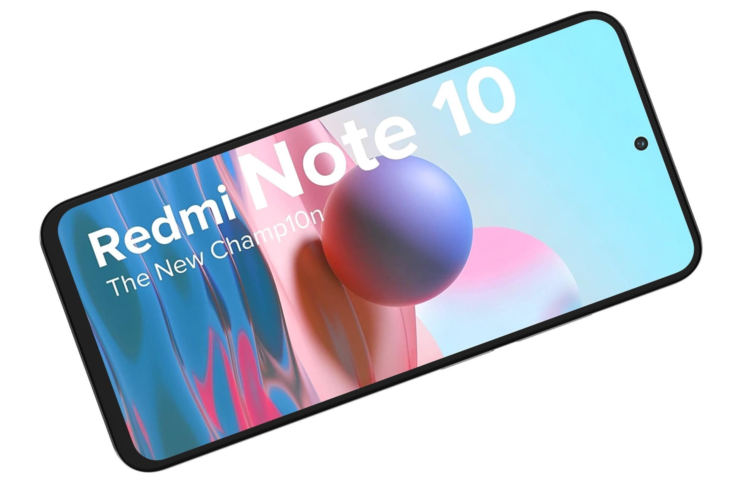 Xiaomi Redmi Note 10 Frost White 3D model_10