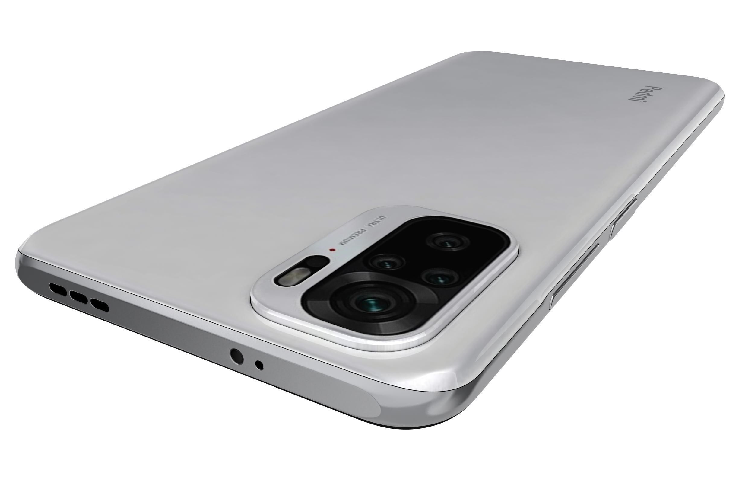 Xiaomi Redmi Note 10 Frost White 3D model_15