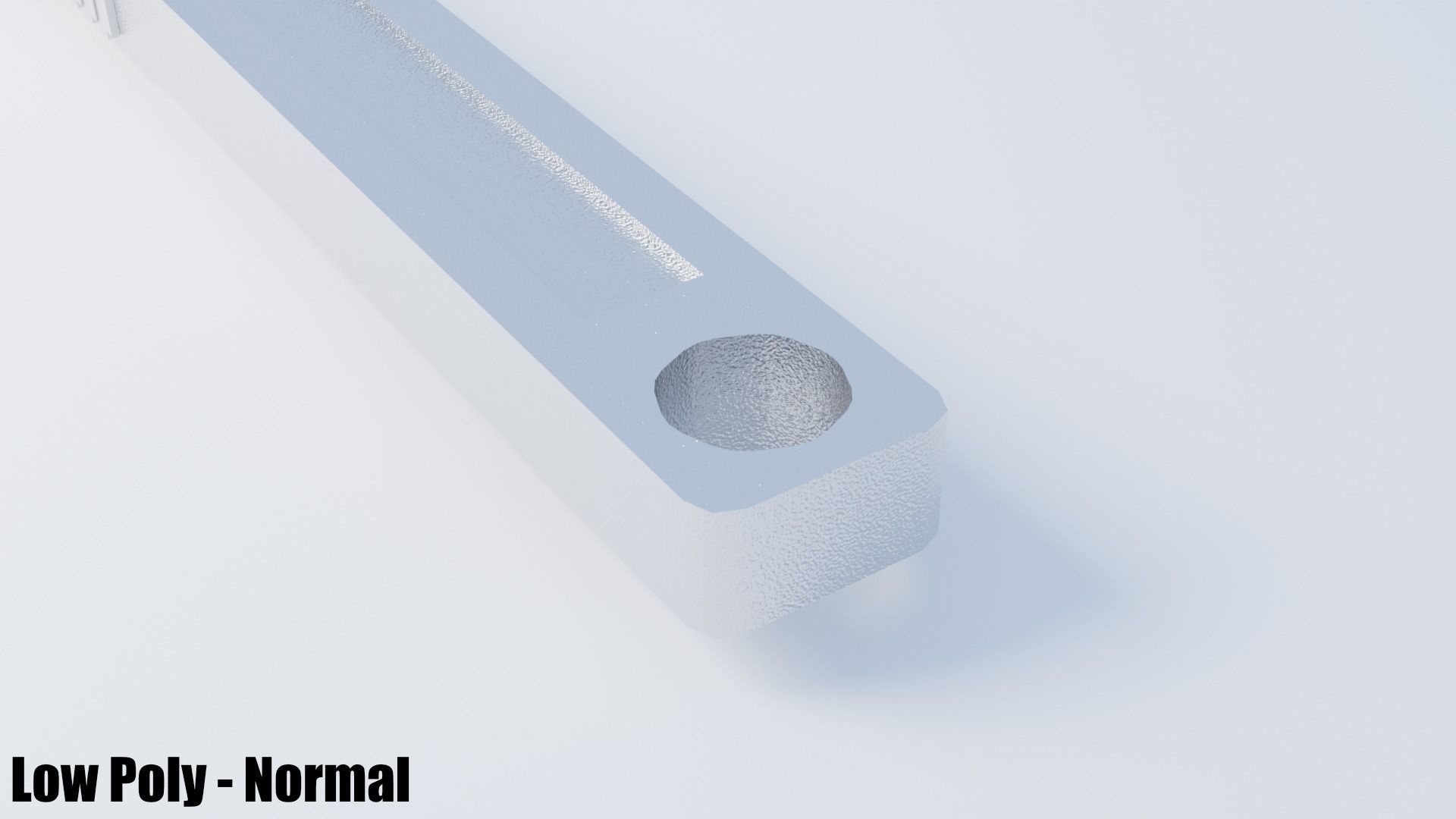 Monkey Wrench Low-poly 3D model_22