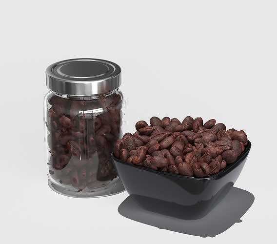 Coffee Beans jar 3D model