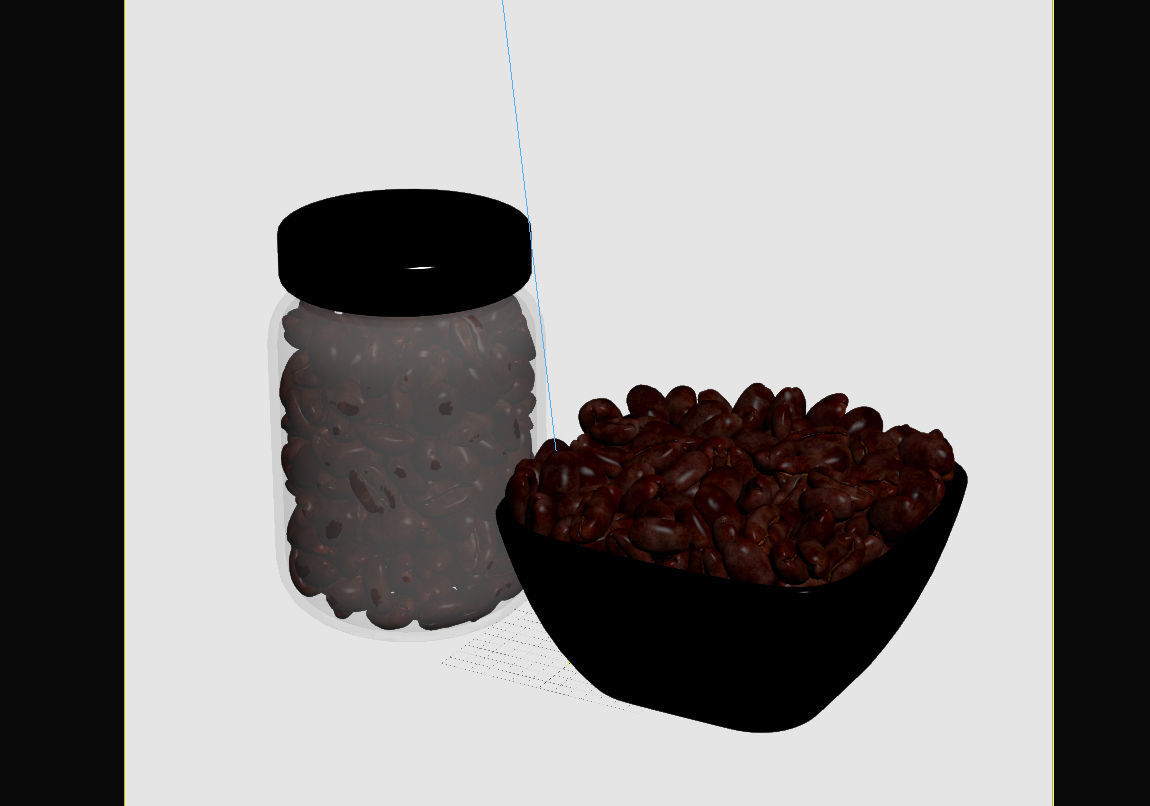 Coffee Beans jar 3D model_7