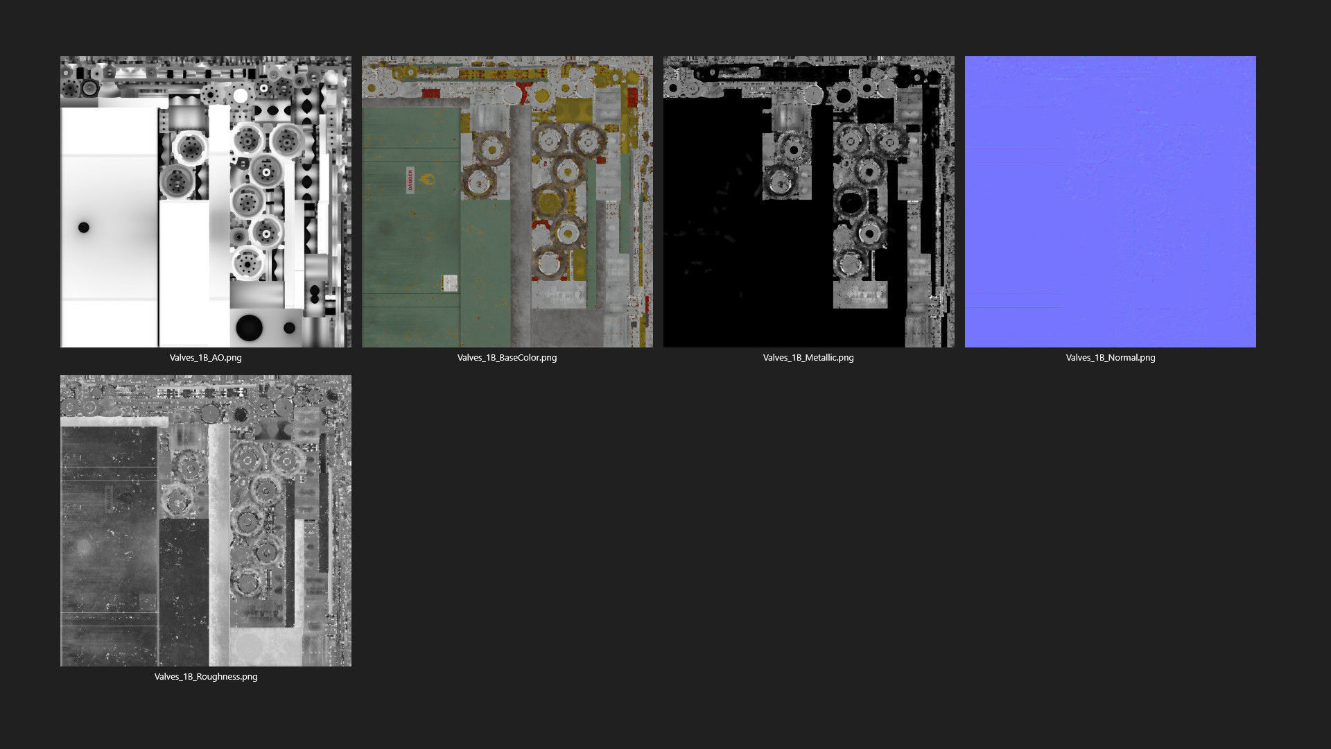 Valves 1B Low-poly 3D model_8