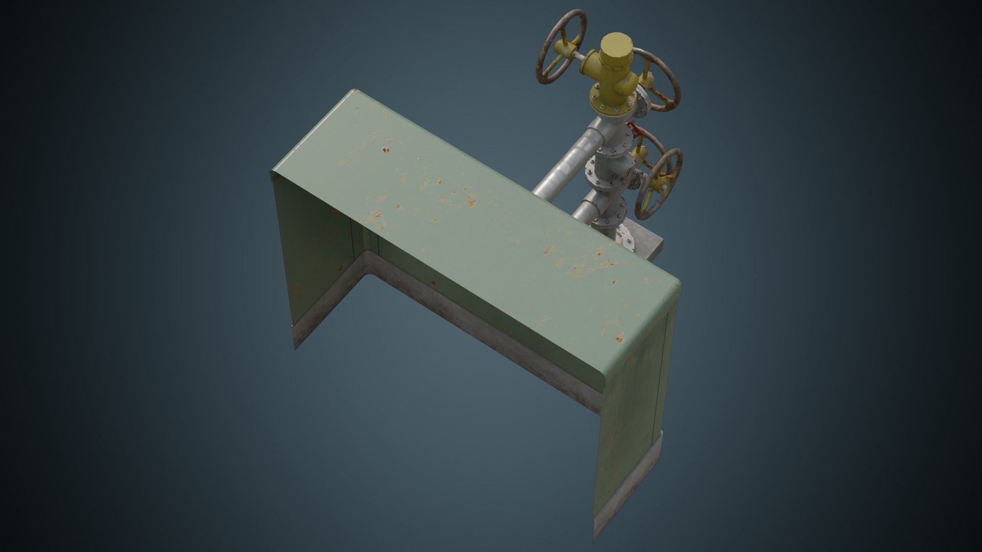 Valves 1B Low-poly 3D model_2