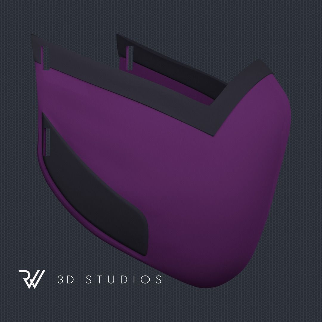 MK11 Mileena Mask V1 - STL File 3D print model_1