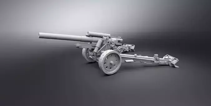 sFh 18 howitzer Scale model
