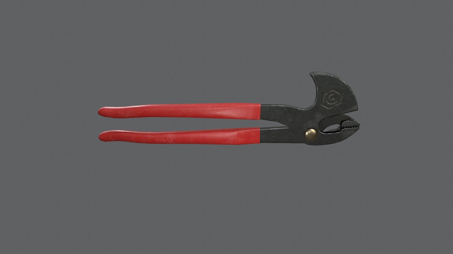 Nail Puller Pliers Low-poly 3D model_5